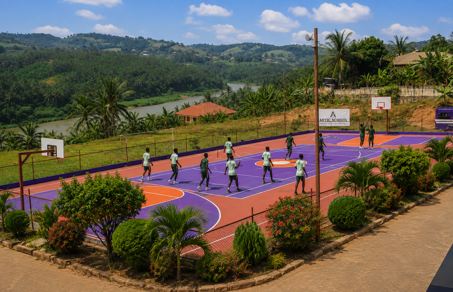 Basketball at Artic School